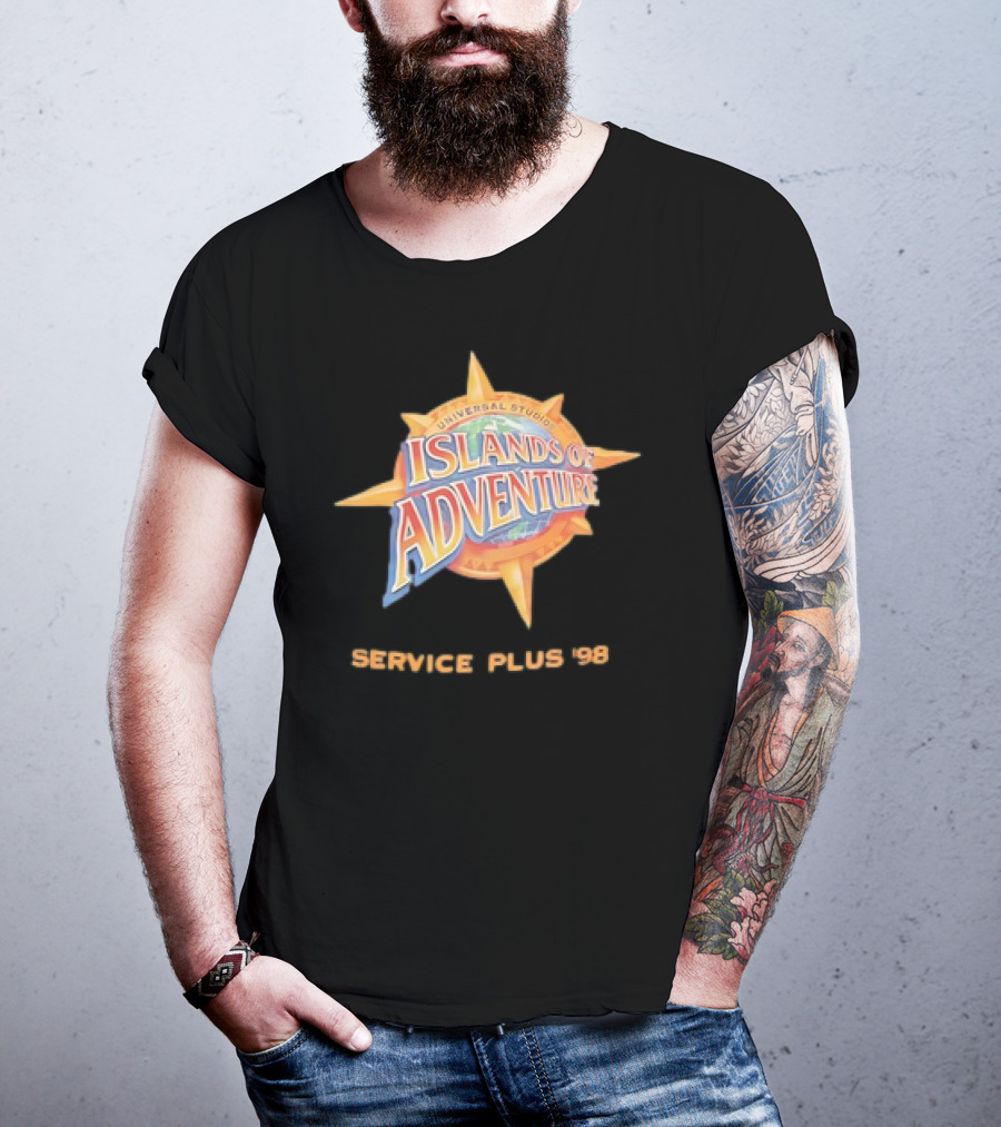 Universal Studios Islands Of Adventure Service Plus ’98 T-Shirt