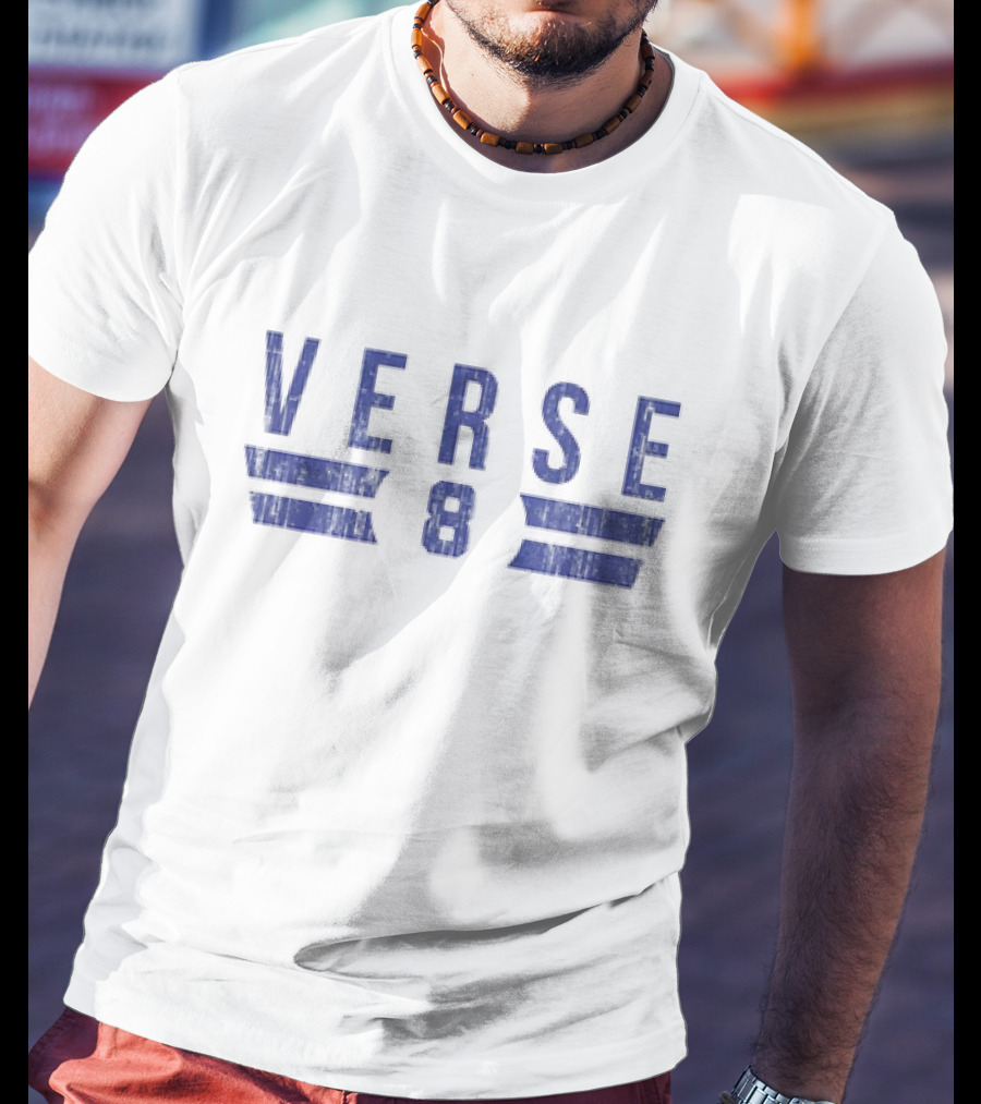 Jared Verse 8 Los Angeles Rams NFL Football Font Vintage T-Shirt