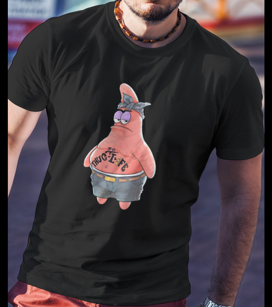 Patrick Star Thug Life So Gangster T-Shirt