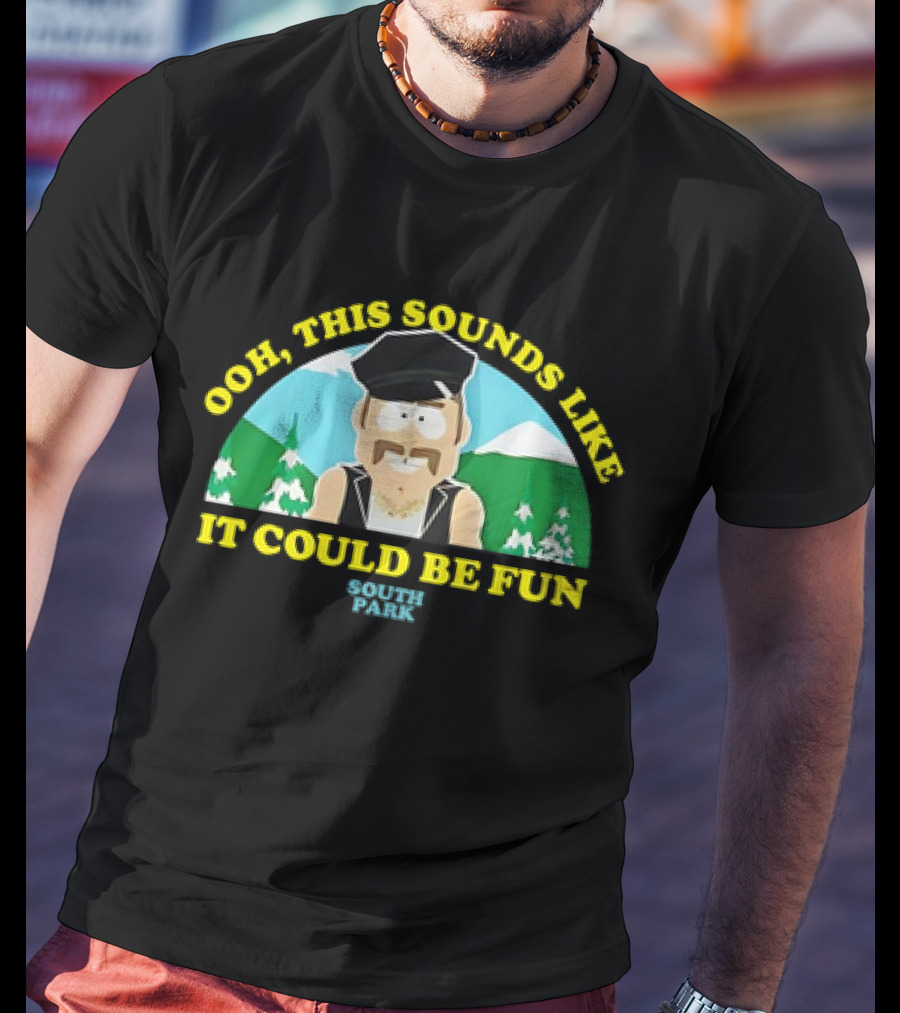 Ooh This Sounds Like It Could Be Fun South Park Vintage Biker Character T-Shirt