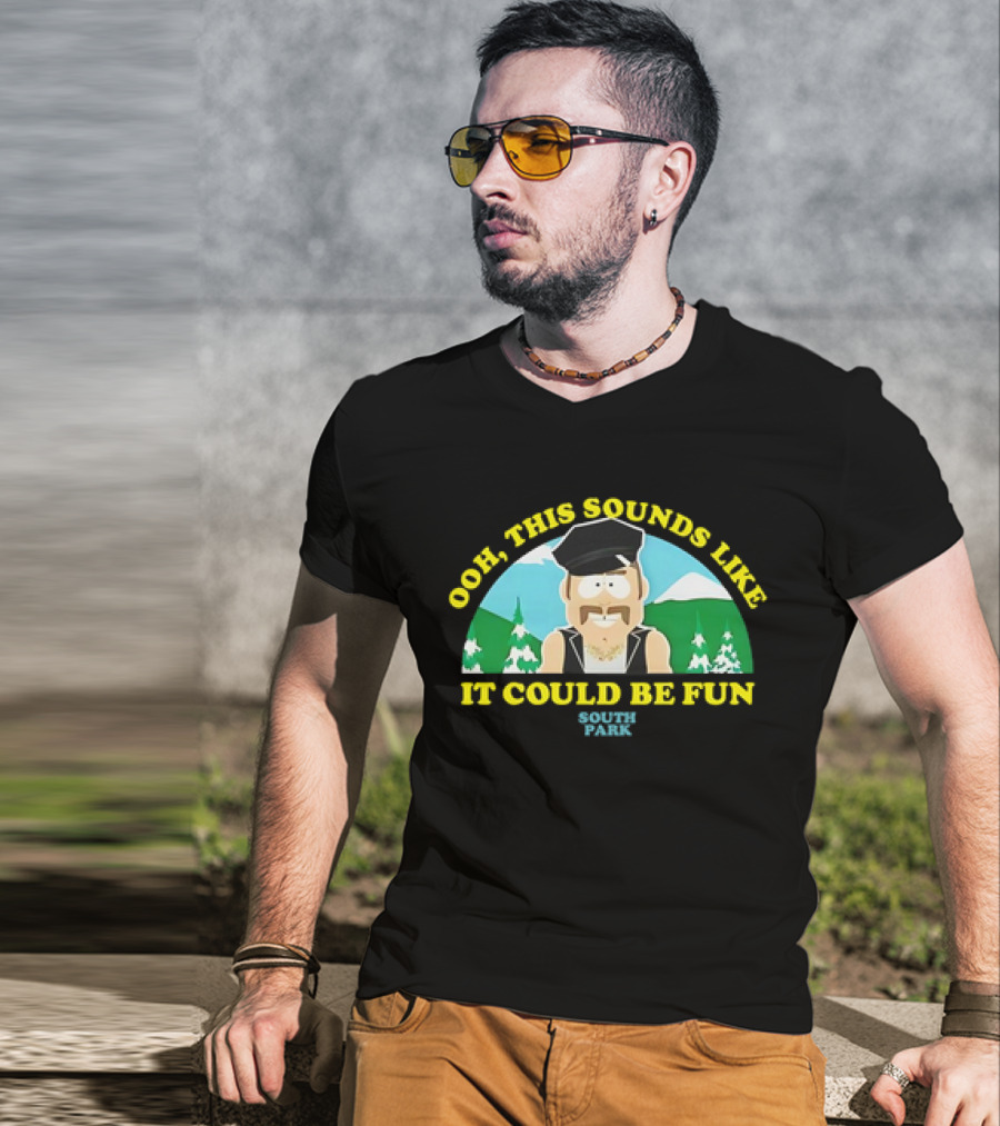 Ooh This Sounds Like It Could Be Fun South Park Vintage Biker Character T-Shirt