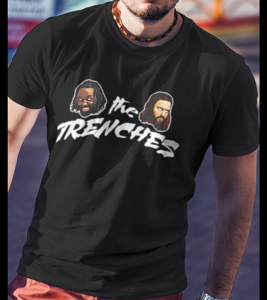 The Trenches Kyle O'reilly Theme AEW Wrestlers Faces T-Shirt