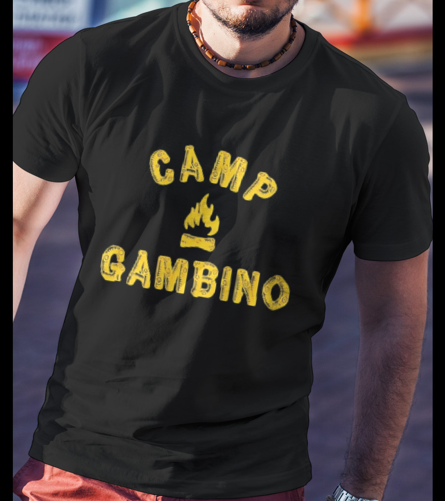 Camp Gambino Campfire Theme T-Shirt