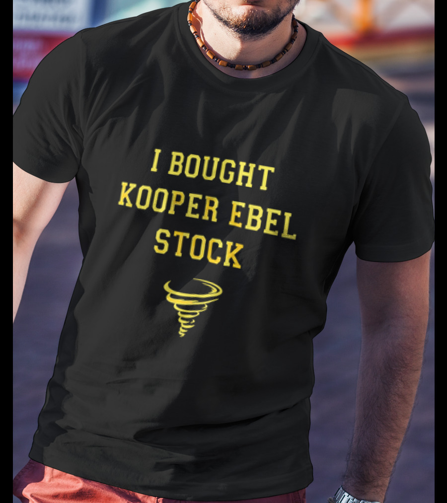 I Bought Kooper Ebel Stock Tornado Spiral T-Shirt