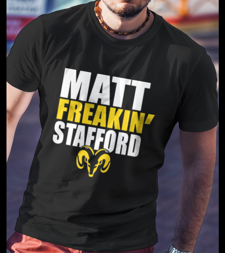 Los Angeles Rams Matt Freakin’ Stafford Iconic Ram T-Shirt