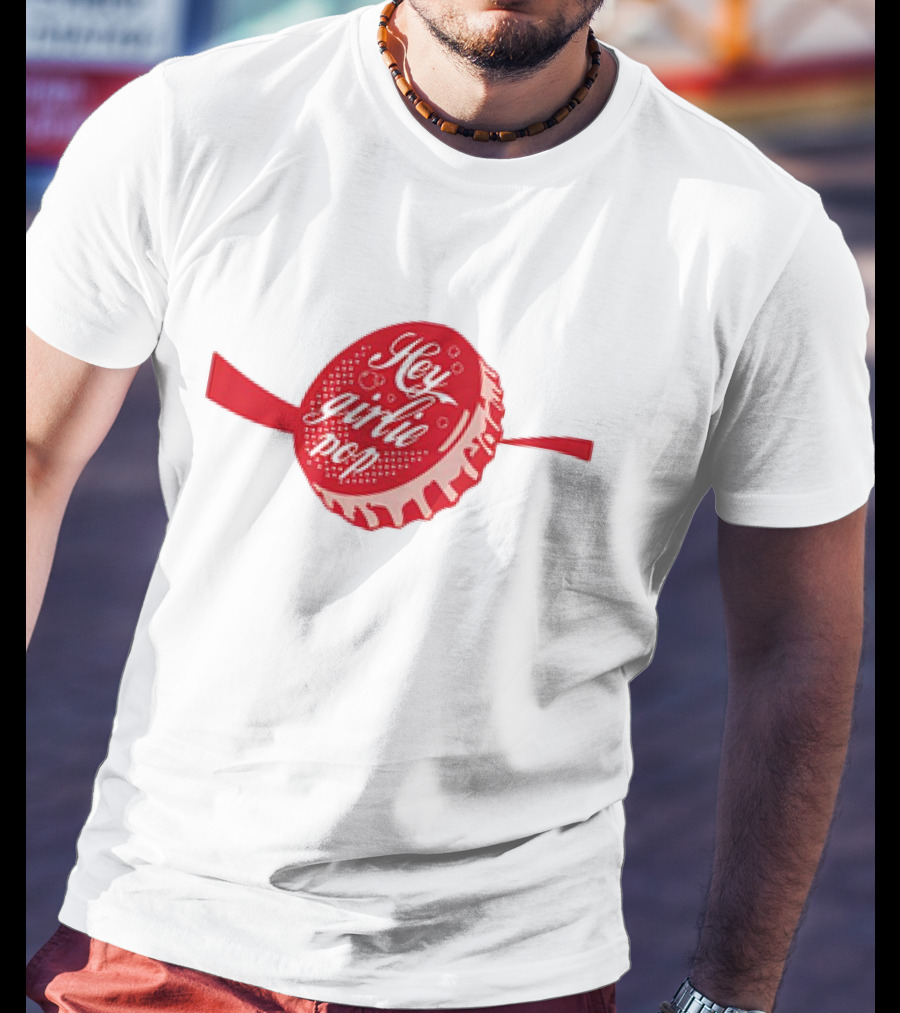 Hey Girlie Pop Soda Cap T-Shirt