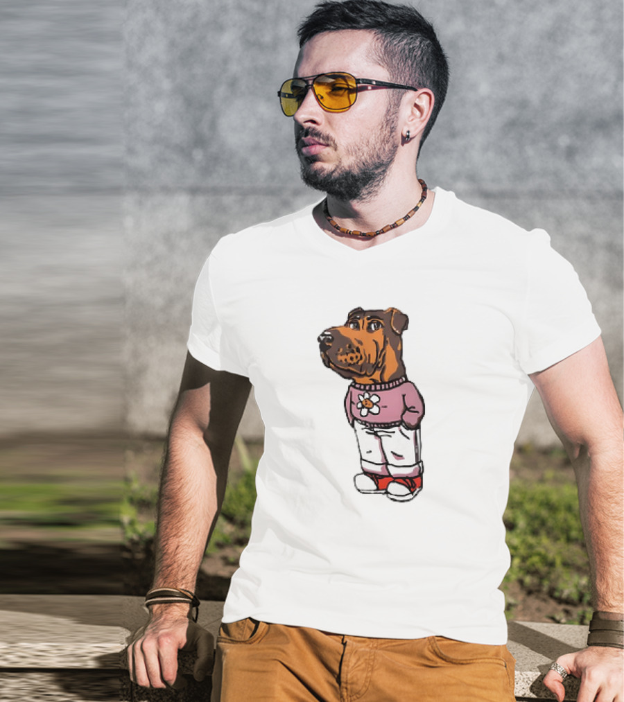 Space Dogs Chill Mable Flower T-Shirt