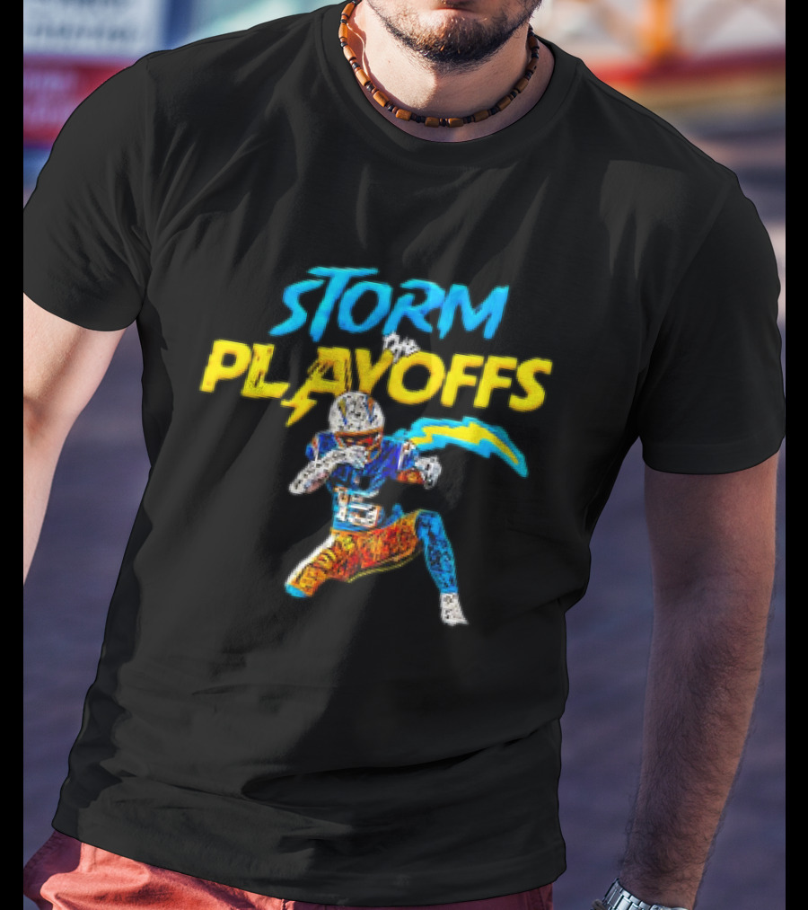 Storm The Playoffs Los Angeles Rams Demarcus Robinson Football T-Shirt