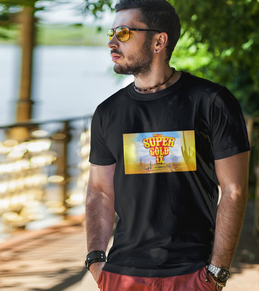 Super Gold IX Saturday February 29 Desert Sunset Event T-Shirt