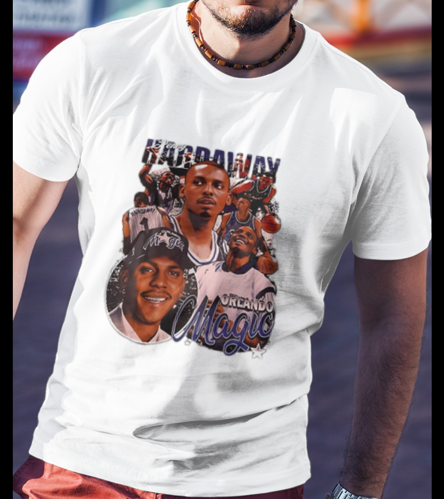 Hardaway Orlando Magic Retro Basketball Legend T-Shirt