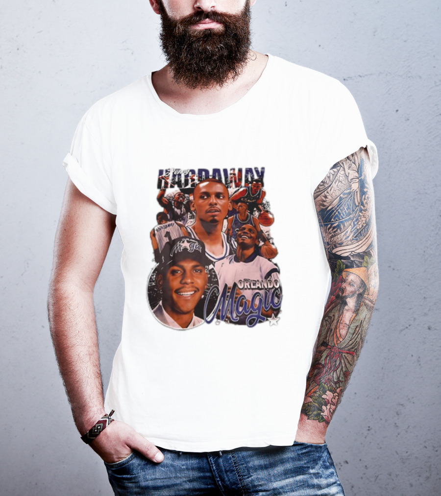 Hardaway Orlando Magic Retro Basketball Legend T-Shirt