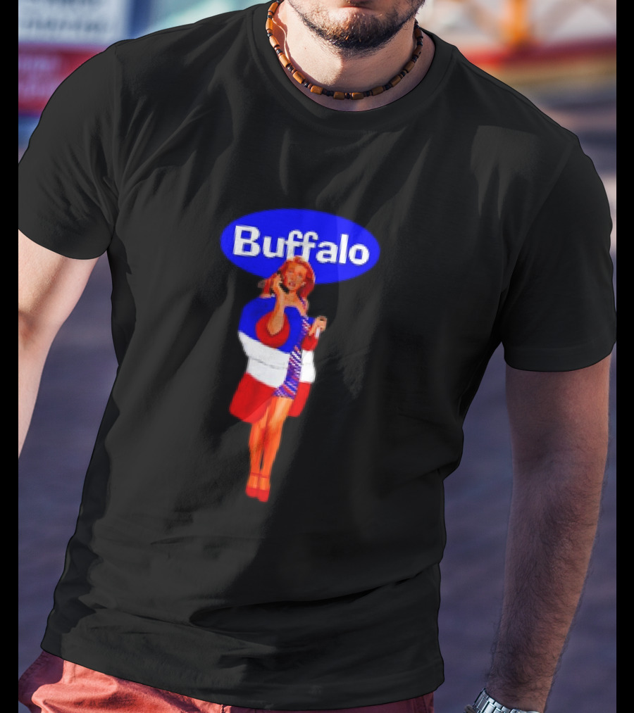 Buffalo Clueless Mafia Cher Iconic Look In Red White Blue T-Shirt