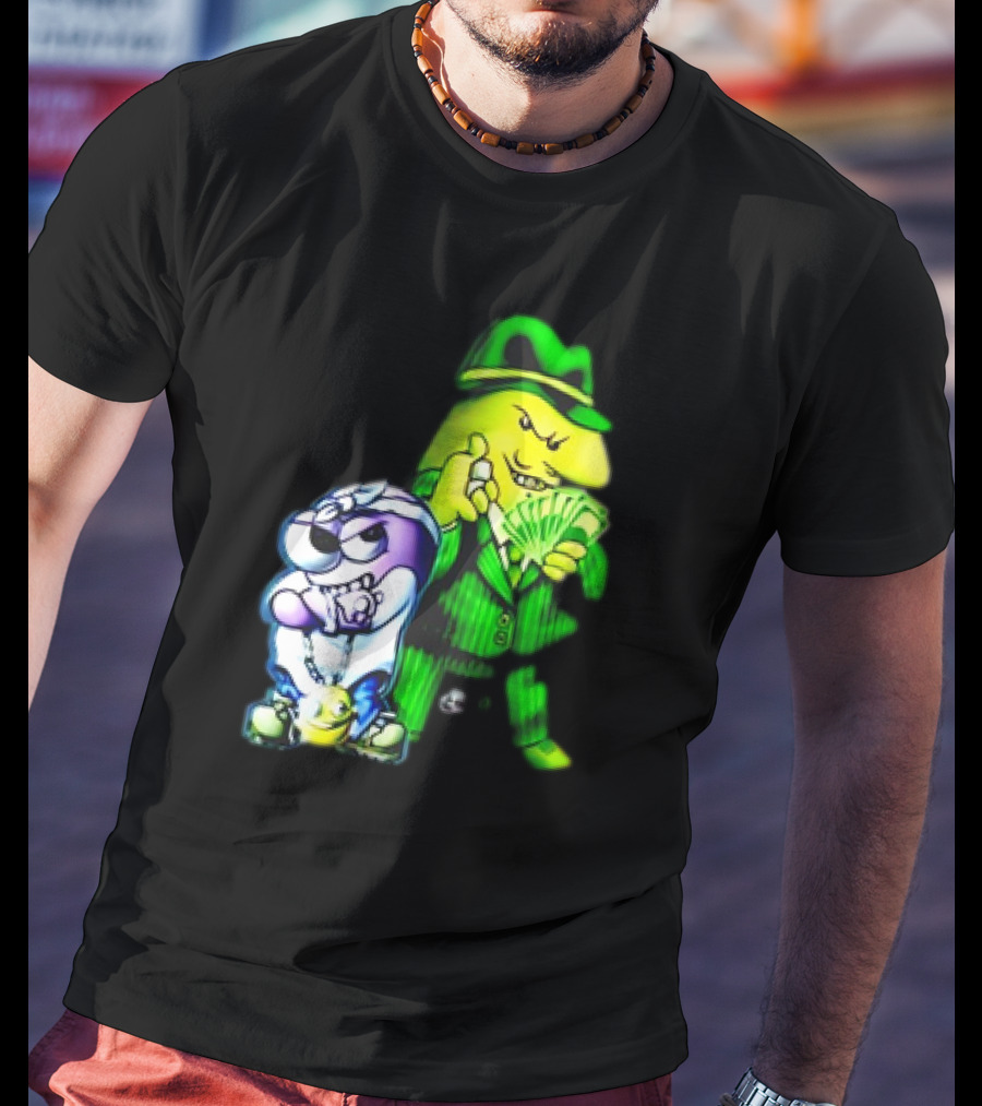 Cool Gangsta Friends Smiling Money Holders T-Shirt