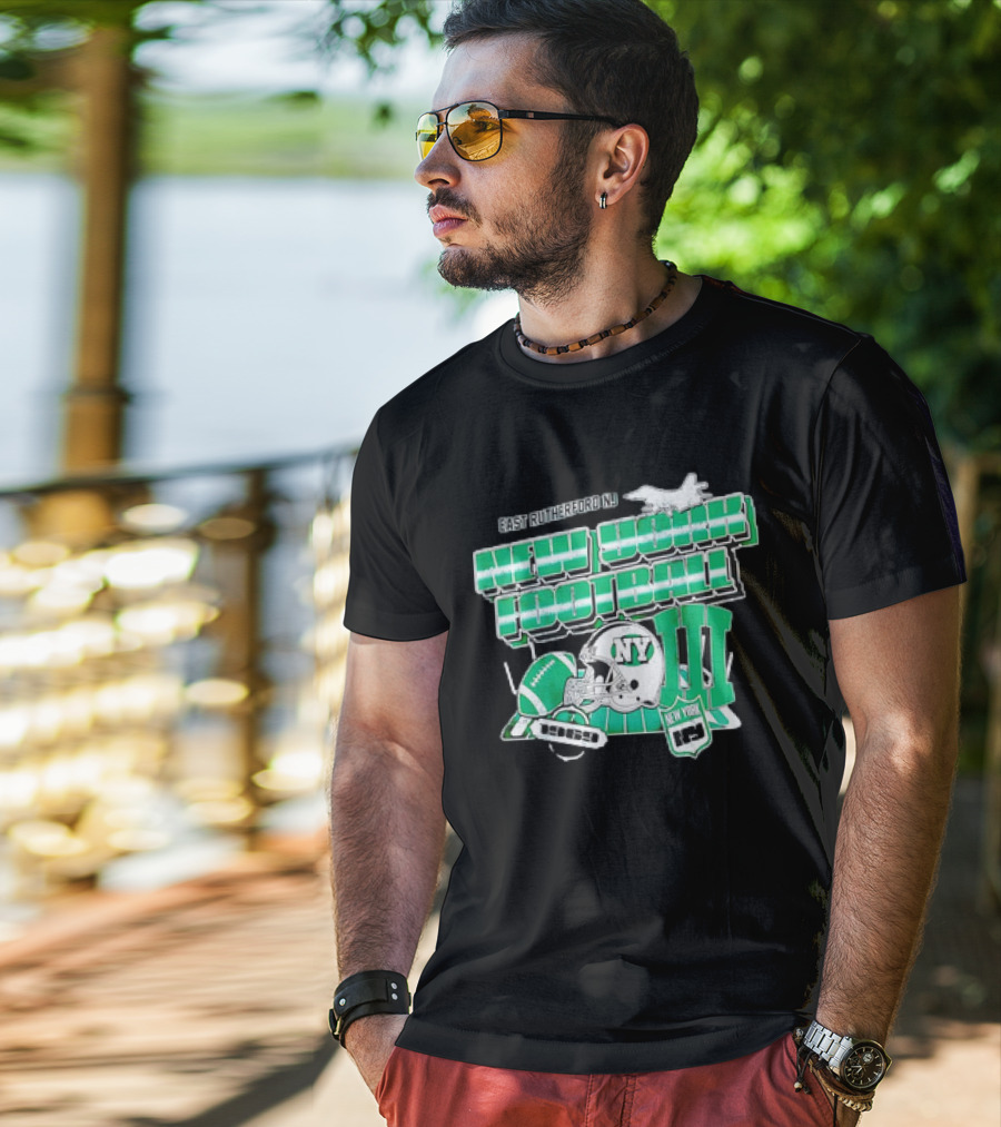 East Rutherford NJ New York Football NY Gang Green III T-Shirt