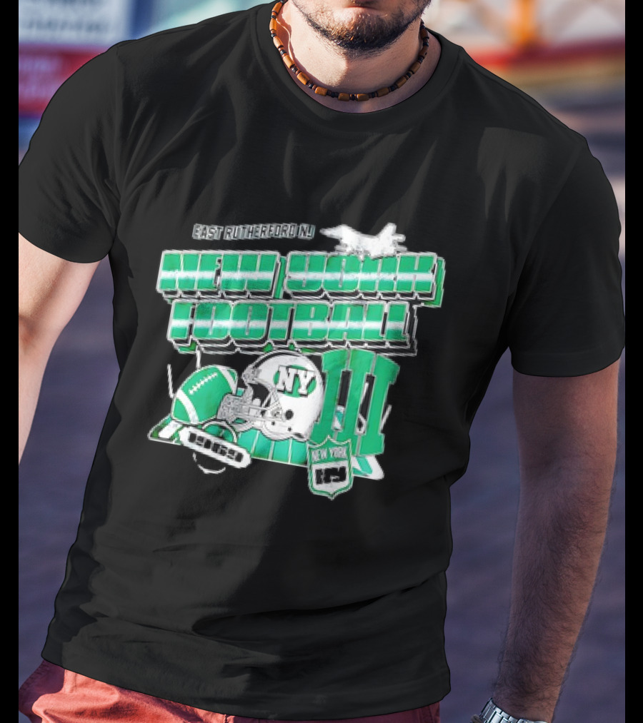East Rutherford NJ New York Football NY Gang Green III T-Shirt