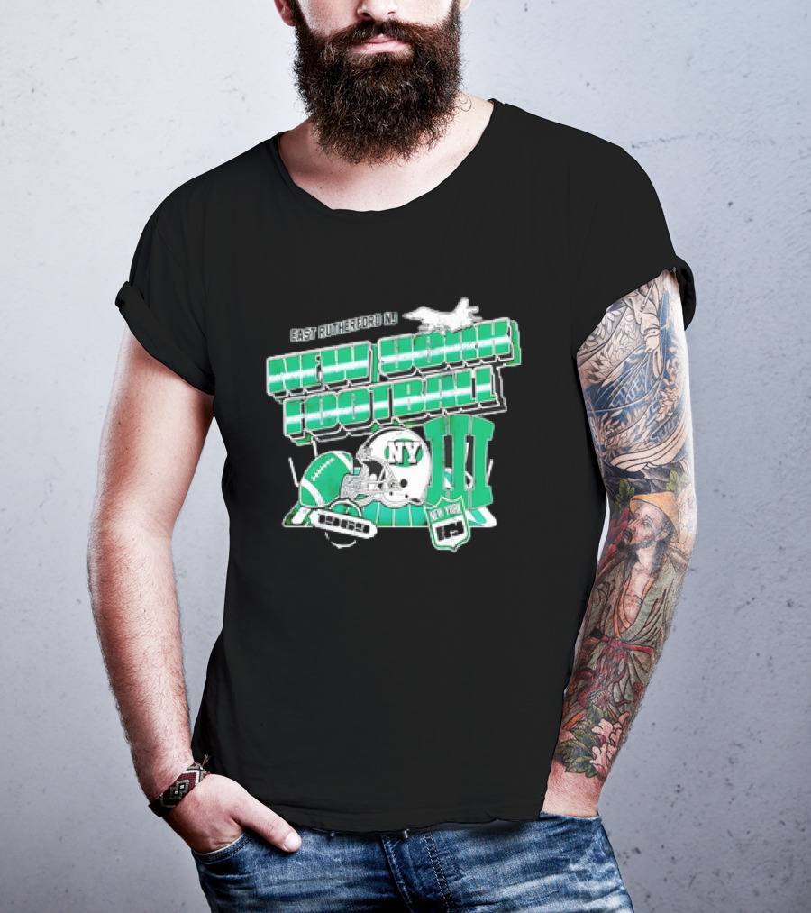 East Rutherford NJ New York Football NY Gang Green III T-Shirt