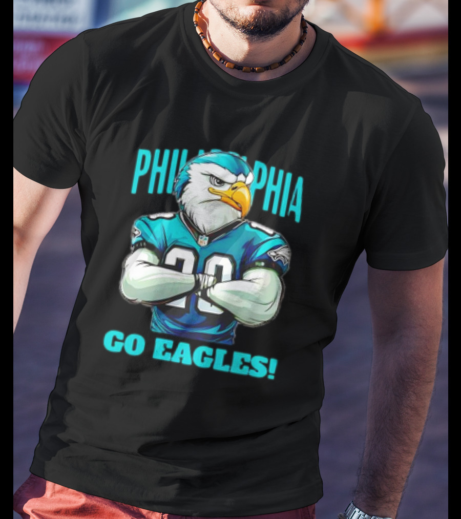 Philadelphia Eagles Mascot Go Eagles NFL Football T-Shirt