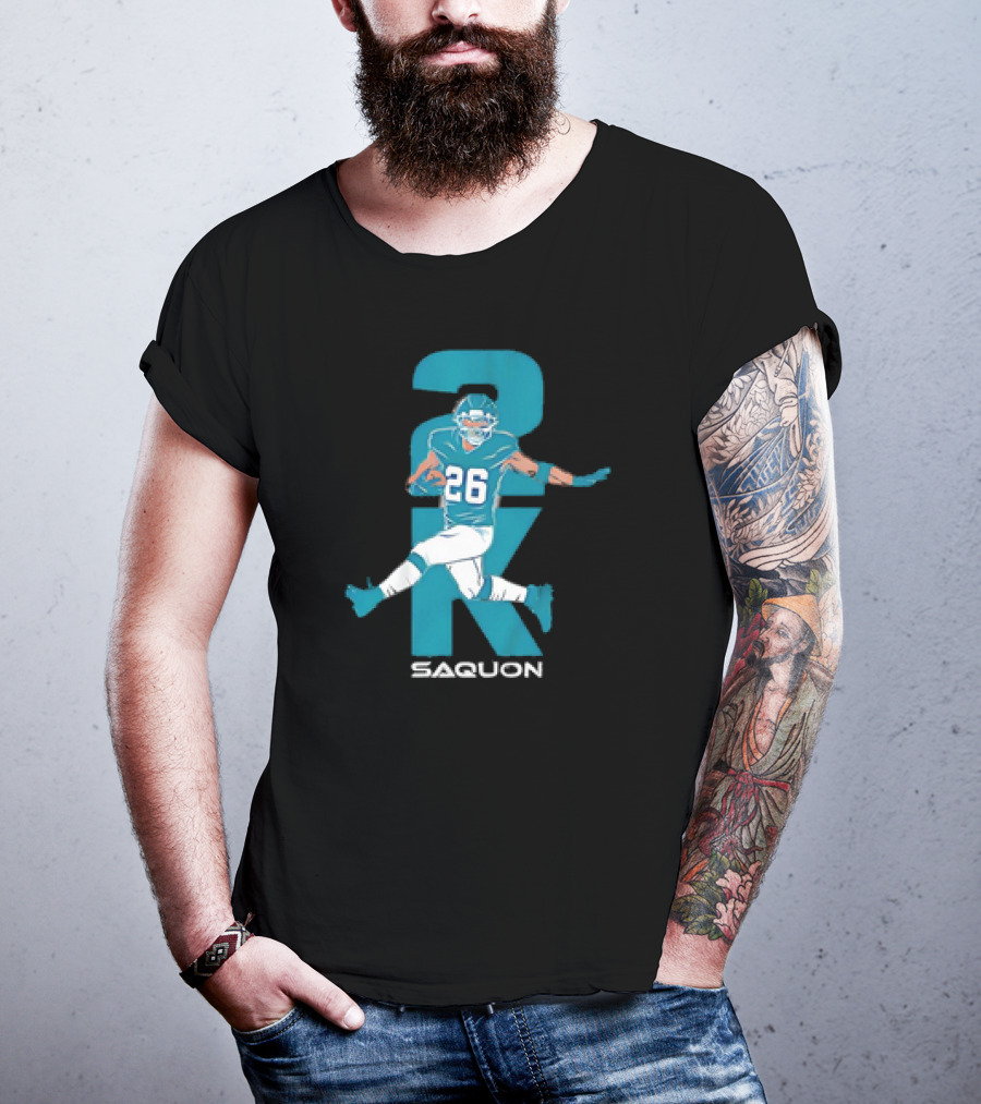 2K Saquon 26 Philadelphia Eagles NFL Football Vintage T-Shirt