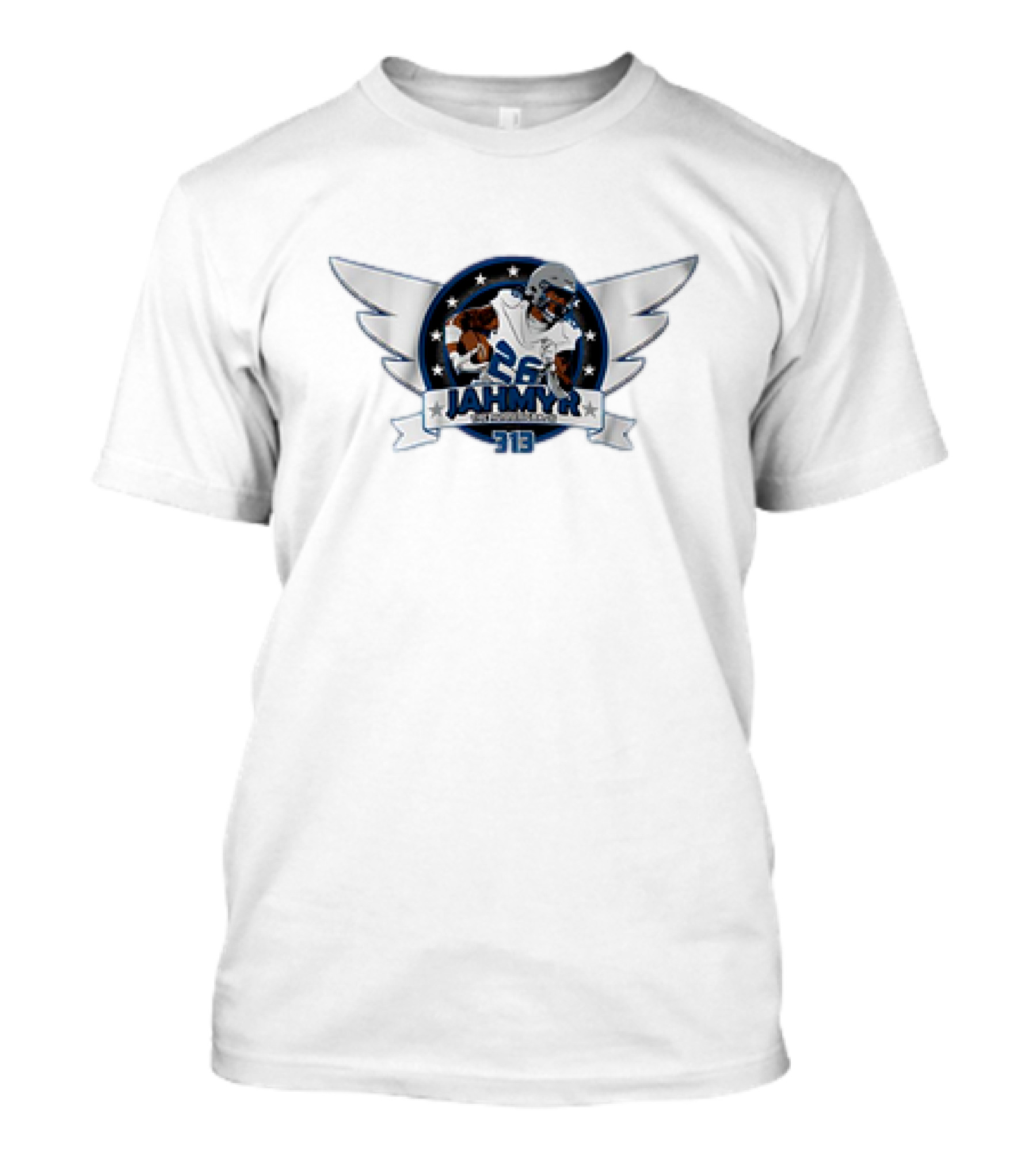 Jahmyr Gibbs 26 Detroit Lions 313 Running Back Wings Vintage T-Shirt