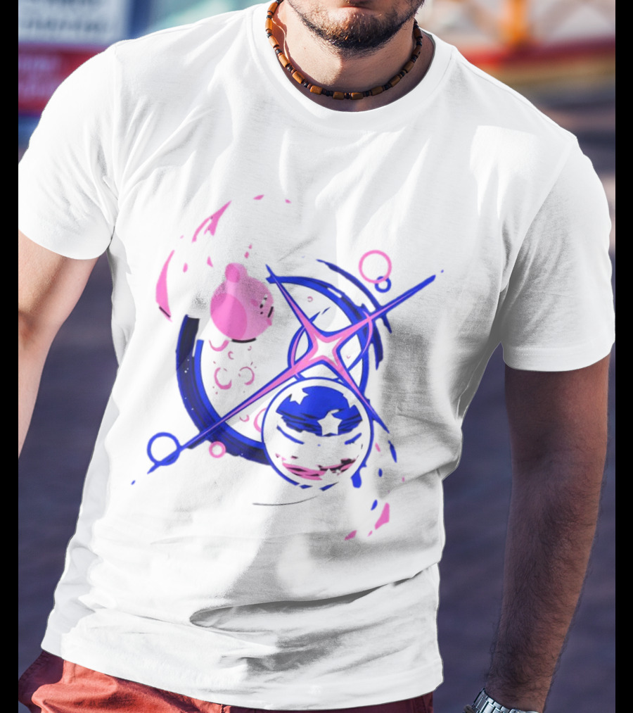 Kirby Oyasumi Celestial Moon Stars Dream T-Shirt