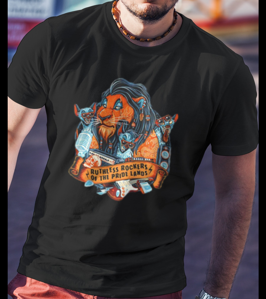 Scar And The Hyenas Ruthless Rockers Of The Pride Lands T-Shirt