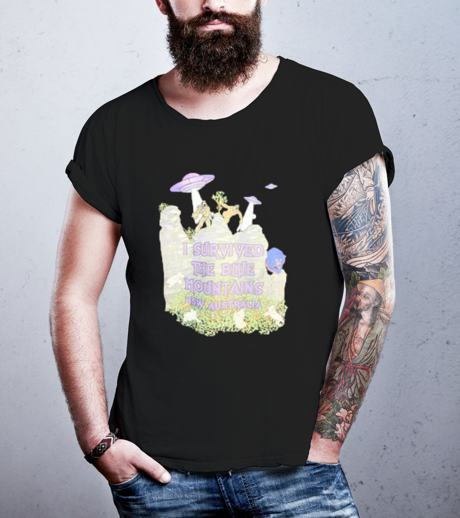 I Survived UFO Encounter In The Blue Mountains NSW Australia T-Shirt