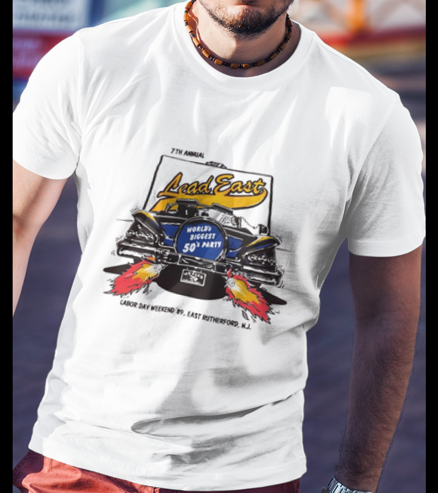 7th Annual Lead East World's Biggest 50's Party Labor Day Weekend '79 East Rutherford N.J T-Shirt