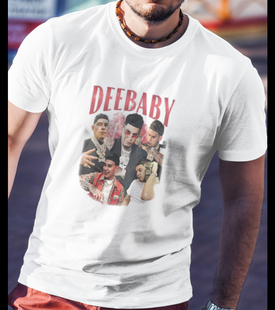 DEEBABY Collage With Jewelry Style Motifs T-Shirt