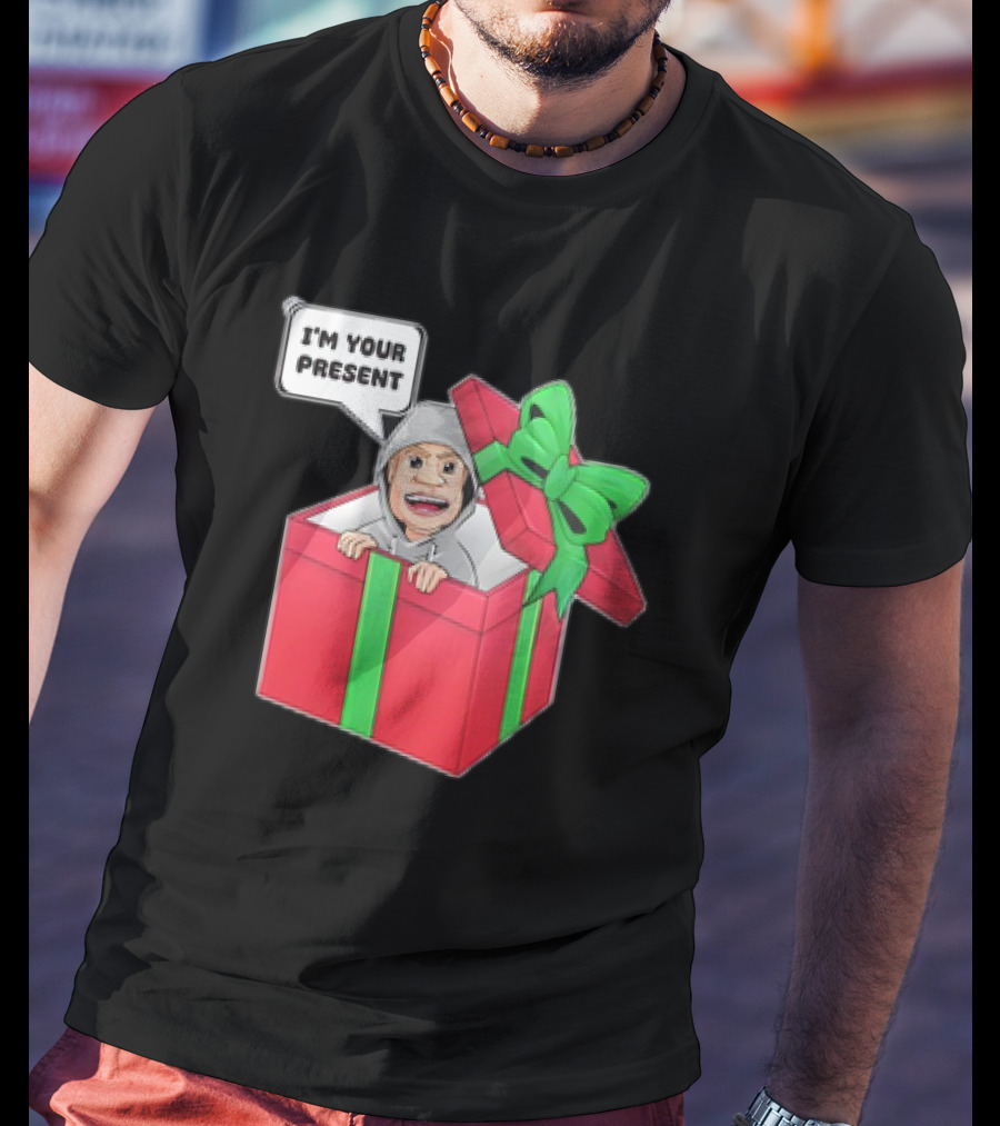 Artem Potokin I’m Your Present Cartoon Character In Gift Box T-Shirt