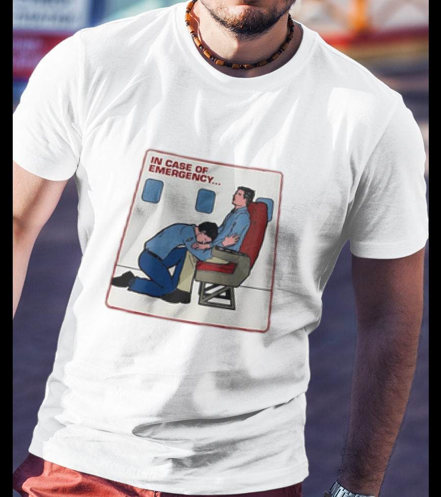 In Case Of Emergency Airplane Seat Safety Instructions T-Shirt