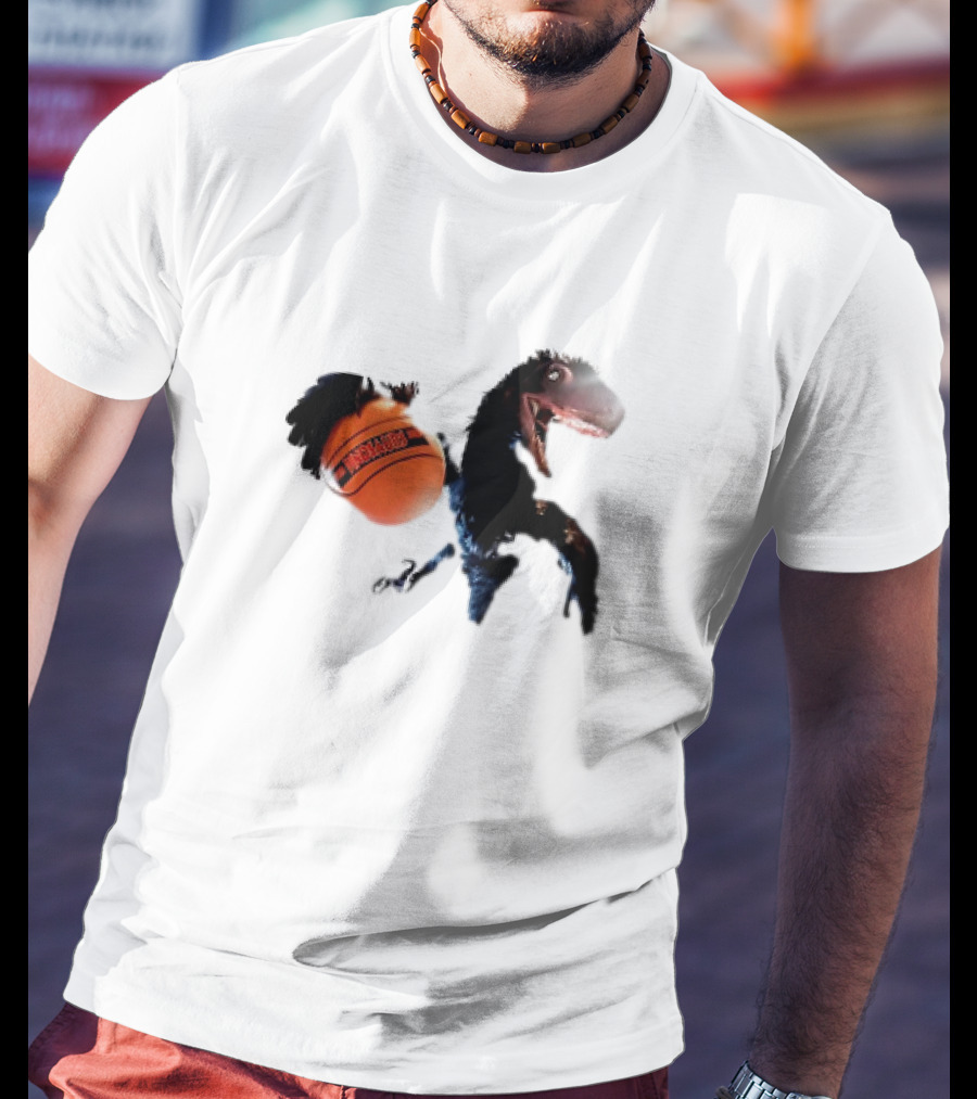 Deinonychus Basketball Action T-Shirt