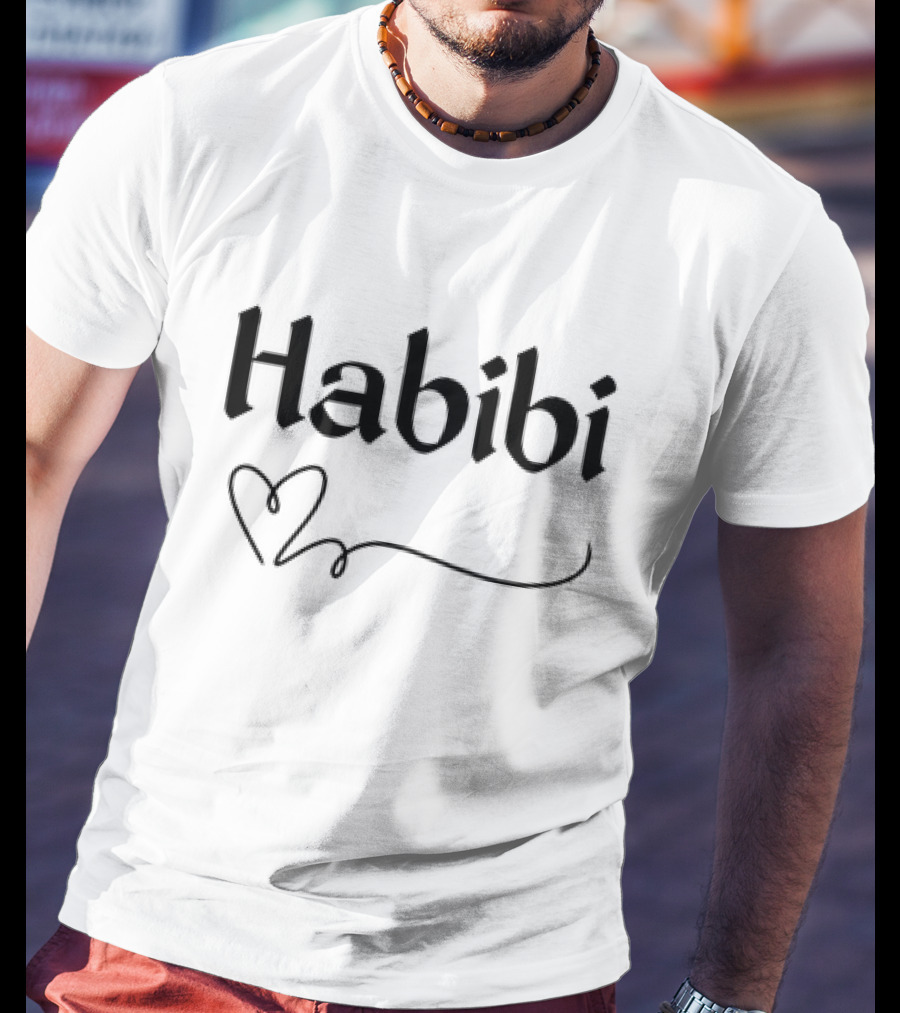 Habibi Heart Line Art Classic T-Shirt