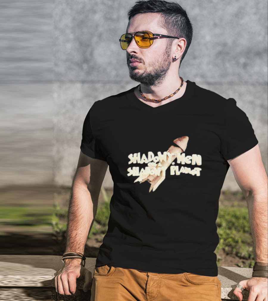 Shadowy Men On A Shadowy Planet Rocket T-Shirt