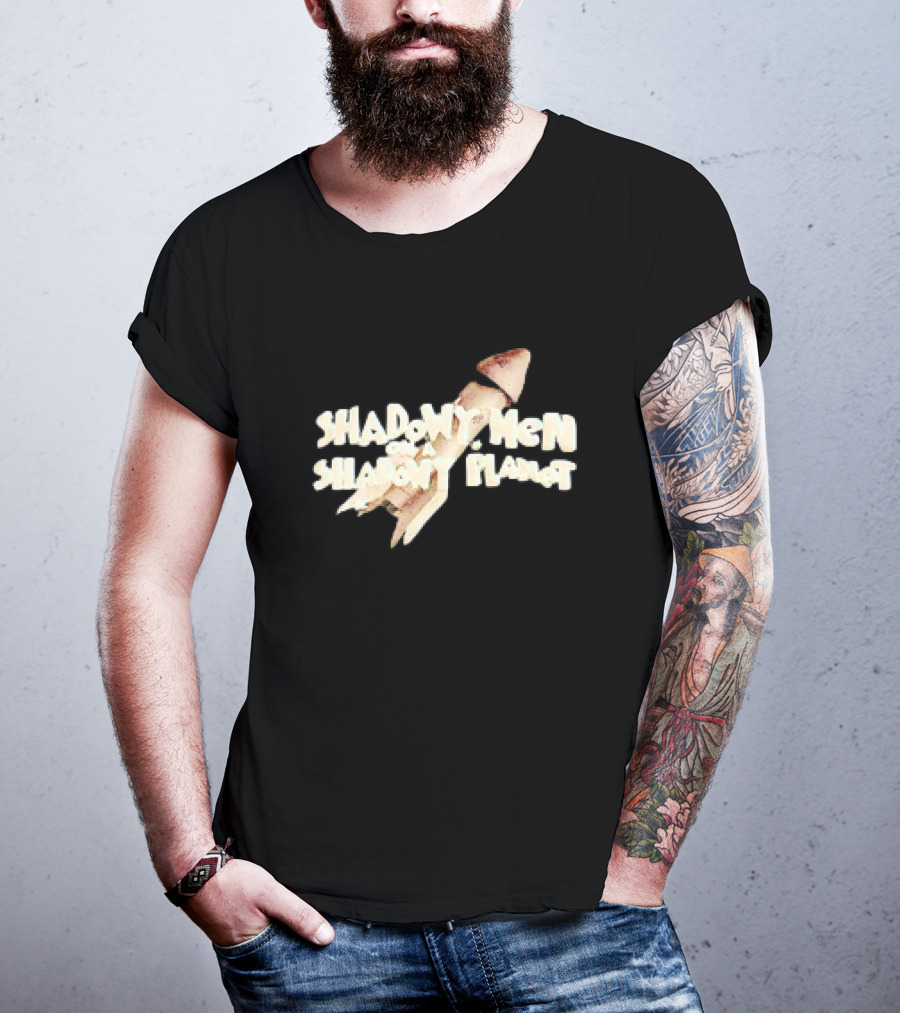 Shadowy Men On A Shadowy Planet Rocket T-Shirt