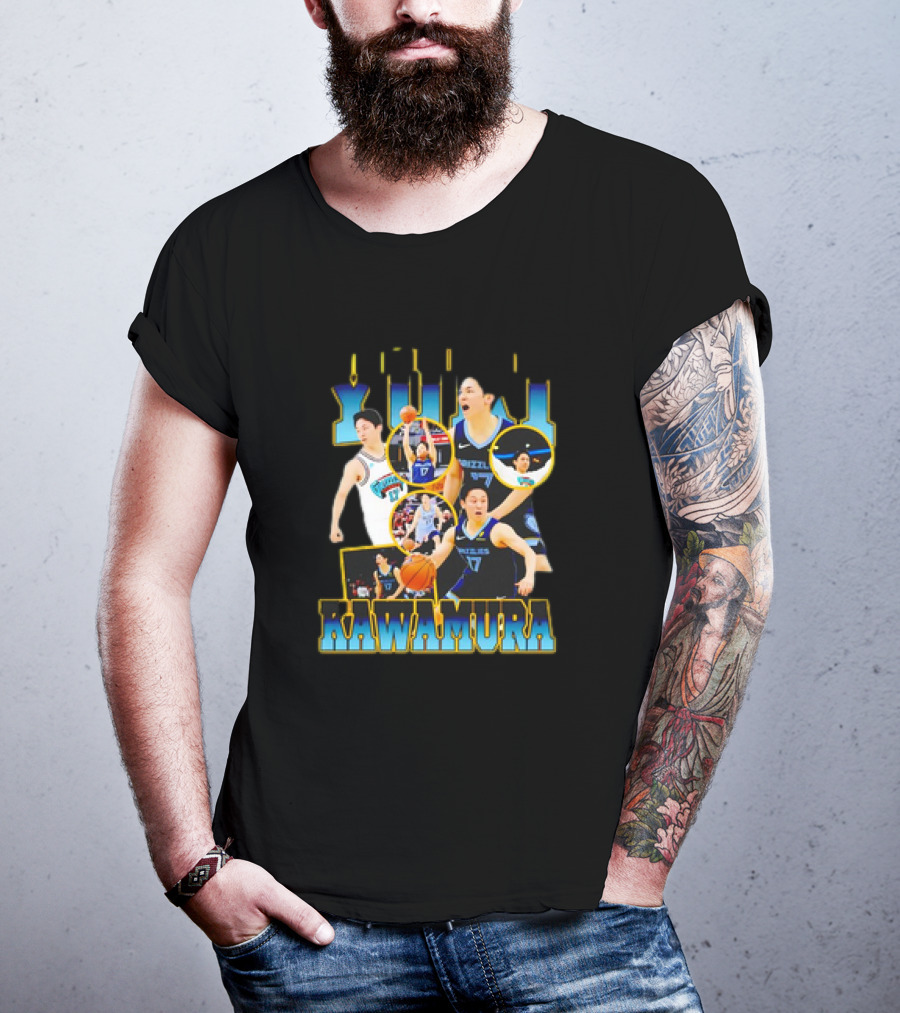 Yuki Kawamura Memphis Grizzlies NBA Basketball 90s T-Shirt