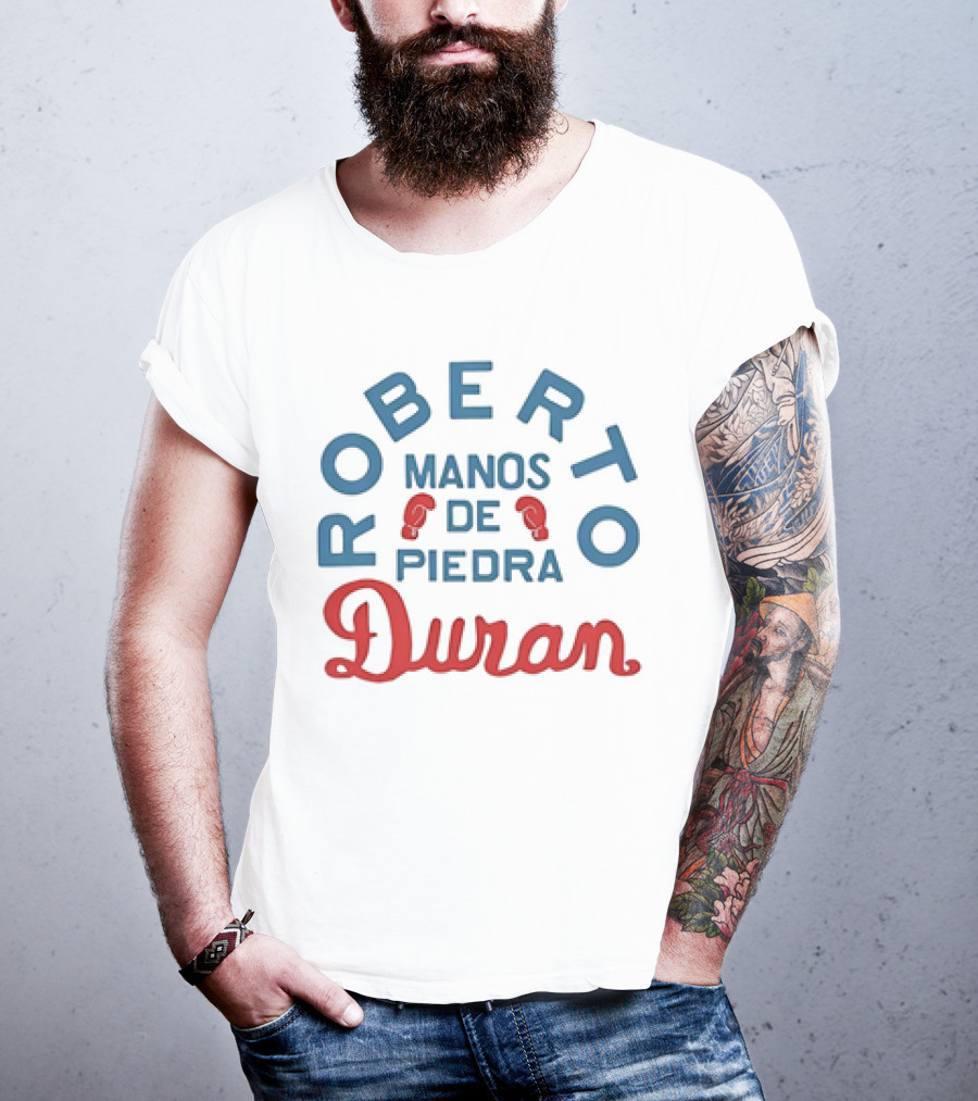 Roberto Manos De Piedra Duran Boxing Gloves T-Shirt