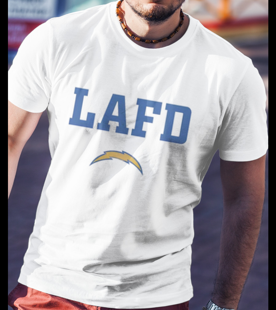 LAFD Los Angeles Chargers Bolt T-Shirt