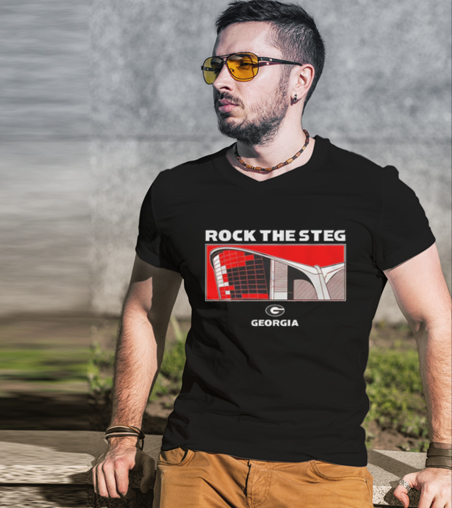 Rock The Steg Georgia Bulldogs Stadium Pride T-Shirt