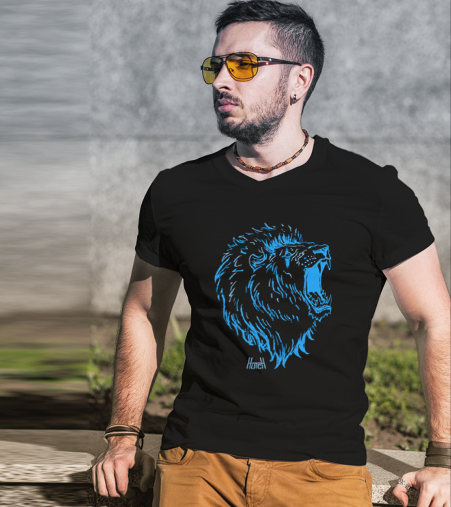 Hutch Premium Gritty Roaring Lion T-Shirt