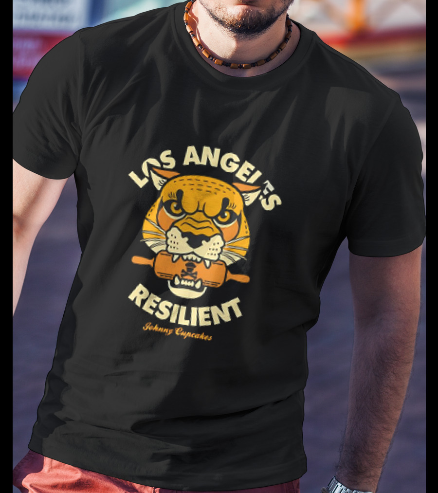 Los Angeles Resilient Johnny Cupcakes Tiger T-Shirt