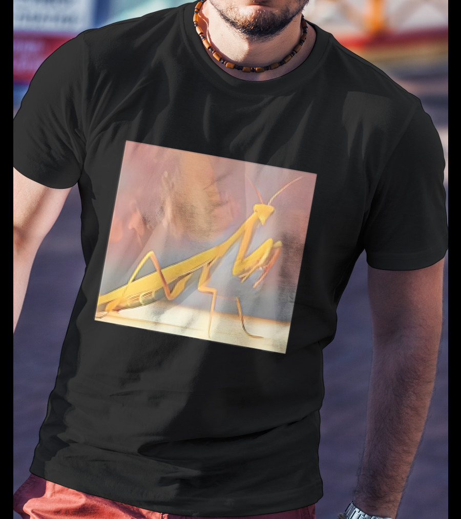 The Praying Mantis Abstract Pastel Insect T-Shirt