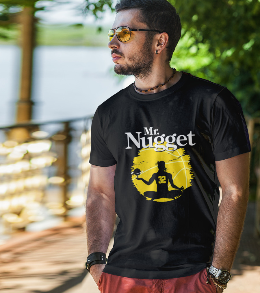 Mr. Nugget Aaron Gordon No. 32 Denver Nuggets T-Shirt