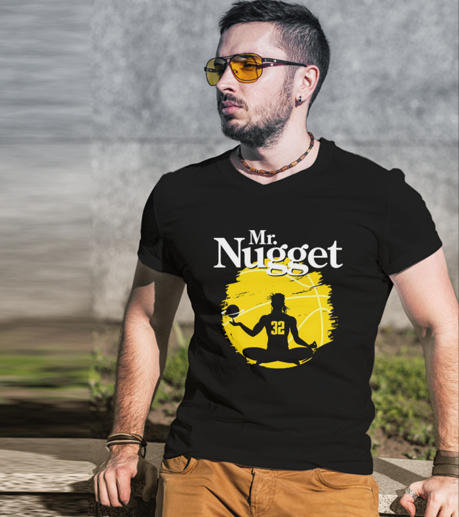 Mr. Nugget Aaron Gordon No. 32 Denver Nuggets T-Shirt