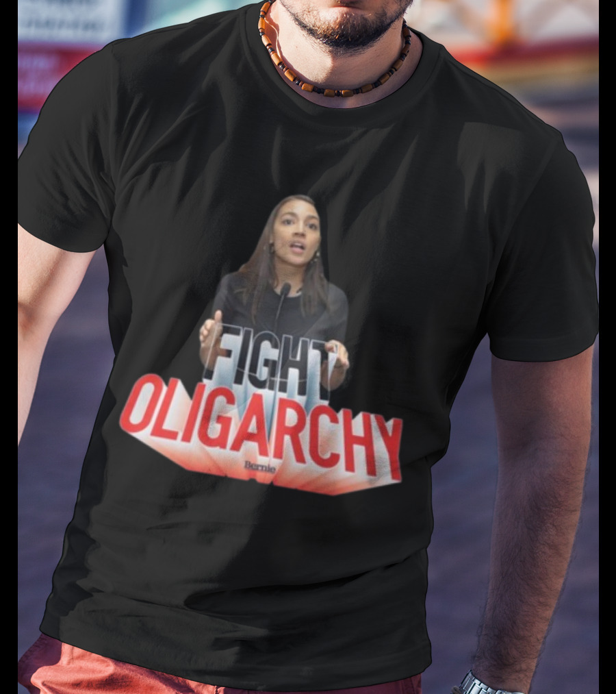 FIGHT OLIGARCHY Bernie T-Shirt