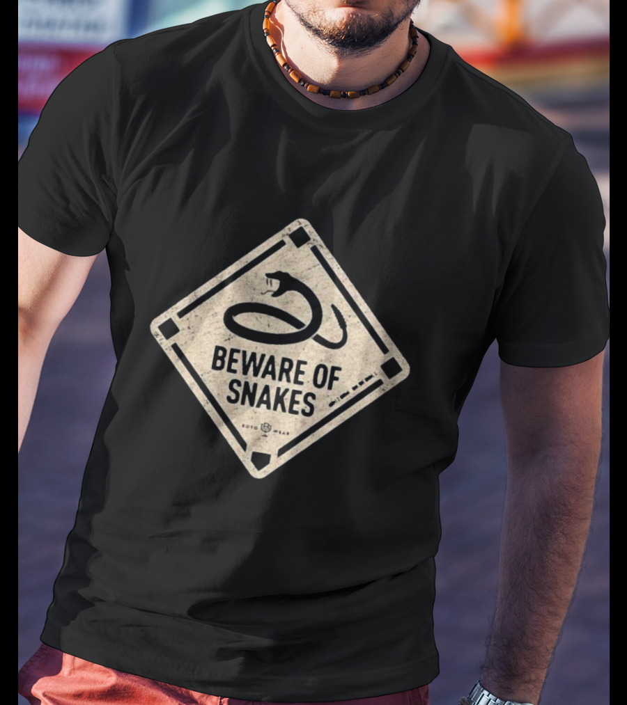 Arizona Diamondbacks Beware Of Snakes Roto Wear T-Shirt