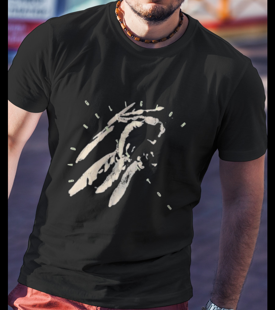 Bad Religion Generator Dinosaur Hand Skeleton With Text T-Shirt