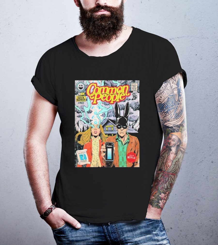 Black Mirror Comics Common People Netflix 2025 T-Shirt