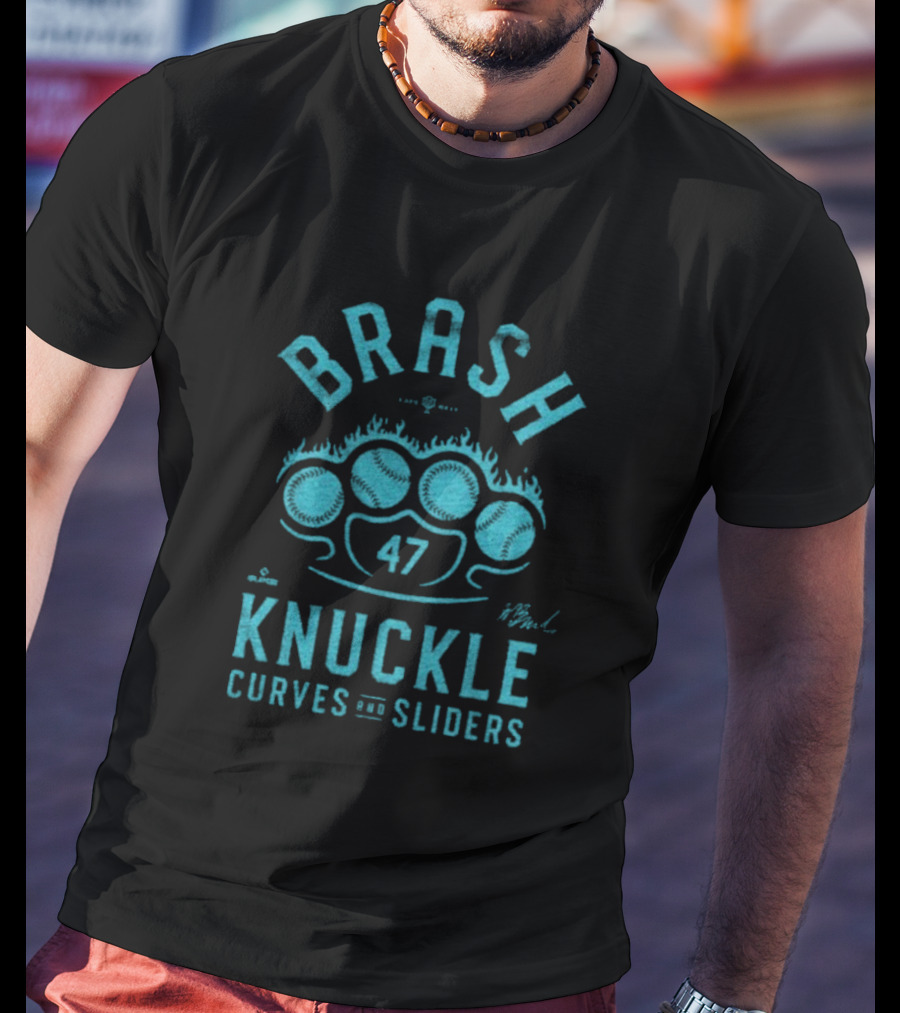 Brash Knuckle 47 Curves And Sliders T-Shirt