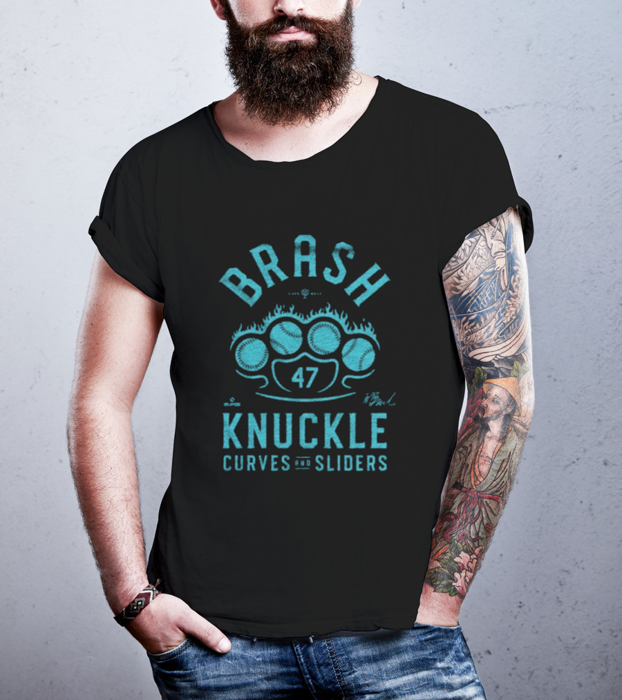 Brash Knuckle 47 Curves And Sliders T-Shirt