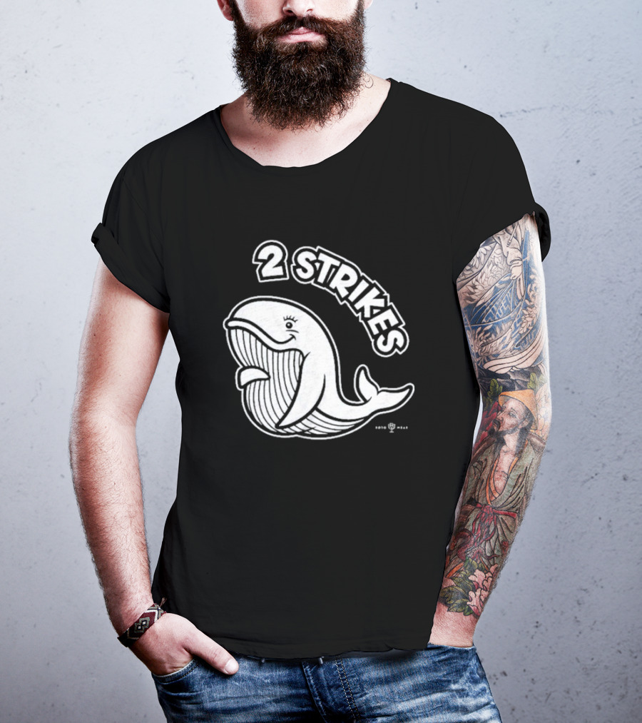 Bryan Hoch 2 Strikes Whale T-Shirt